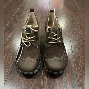 Jambu Seattle Wingtip Heeled Oxford Brown Suede Women Size 8.5M NEW